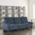 Paramount Living Chelsea - Willow Blue Transitional 3 Piece Modular Power Reclining Sofa