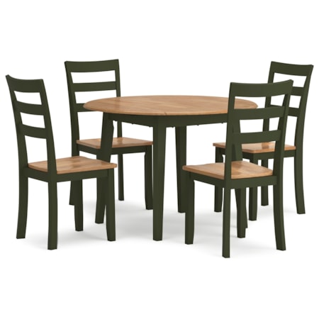5-Piece Round Dining Set