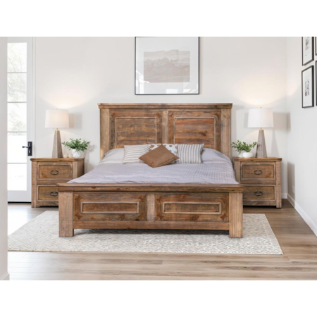 Queen Panel Bed