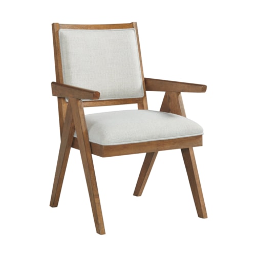 Transitional Dining Arm Chair