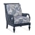 Shown in fabric 641-64 and Antique Navy finish.

