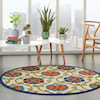 Nourison Aloha 5'3" Round  Rug