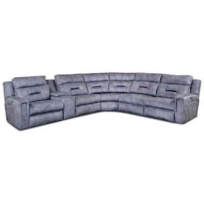 Southern Motion Excel Pwr Headrest Reclining Sectional