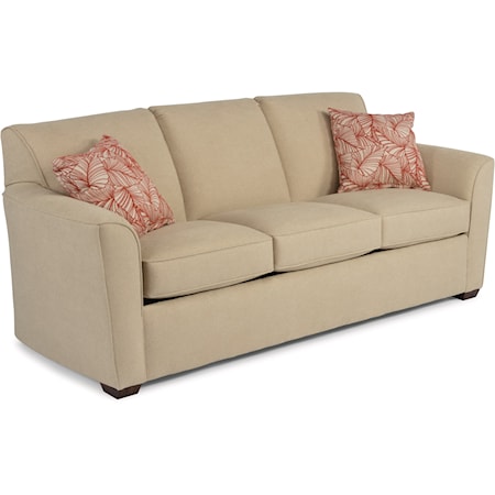 Queen Sleeper Sofa with Flair Tapered Arms
