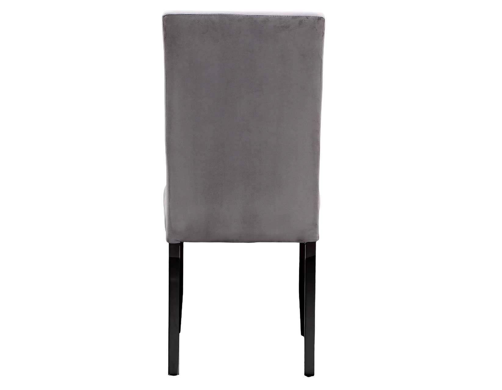 Gray Velvet Side Chair