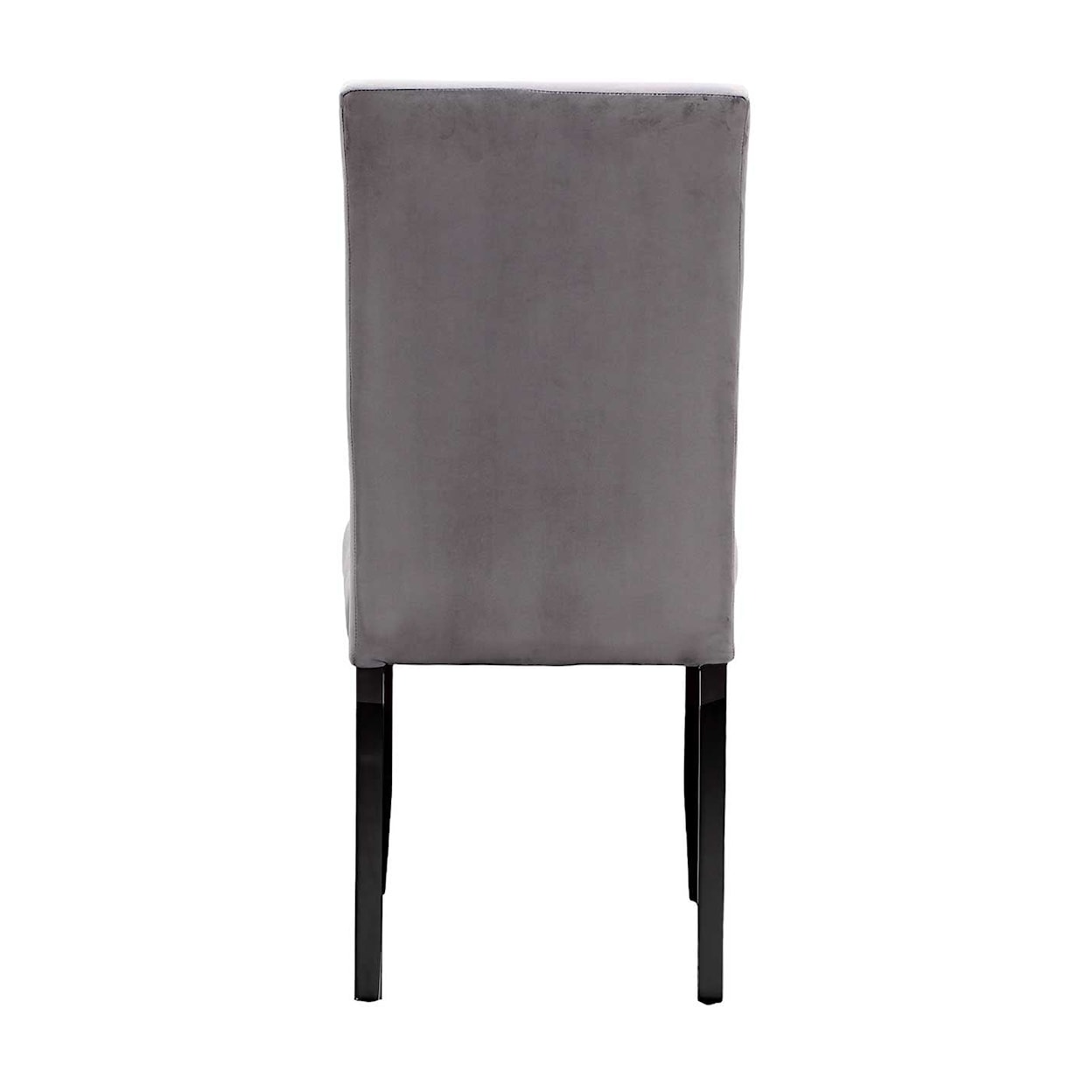 Steve Silver Napoli Gray Velvet Side Chair