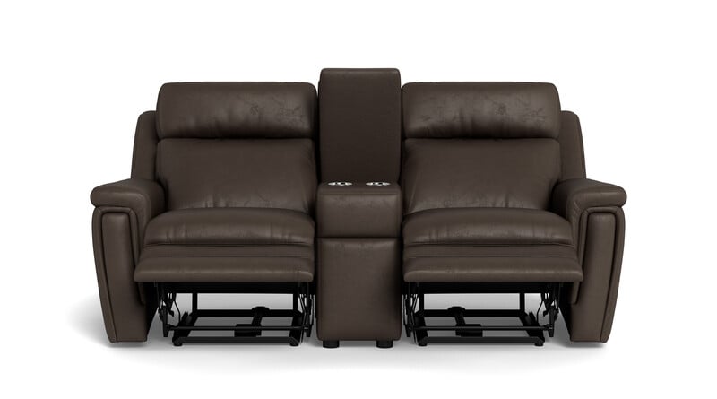 Palliser Asher Asher Power Reclining Console Loveseat