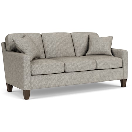 Contemporary Sofa with Track Arms