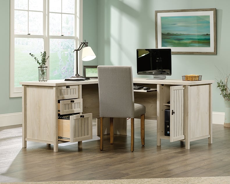 Sauder Costa L-Shaped Desk