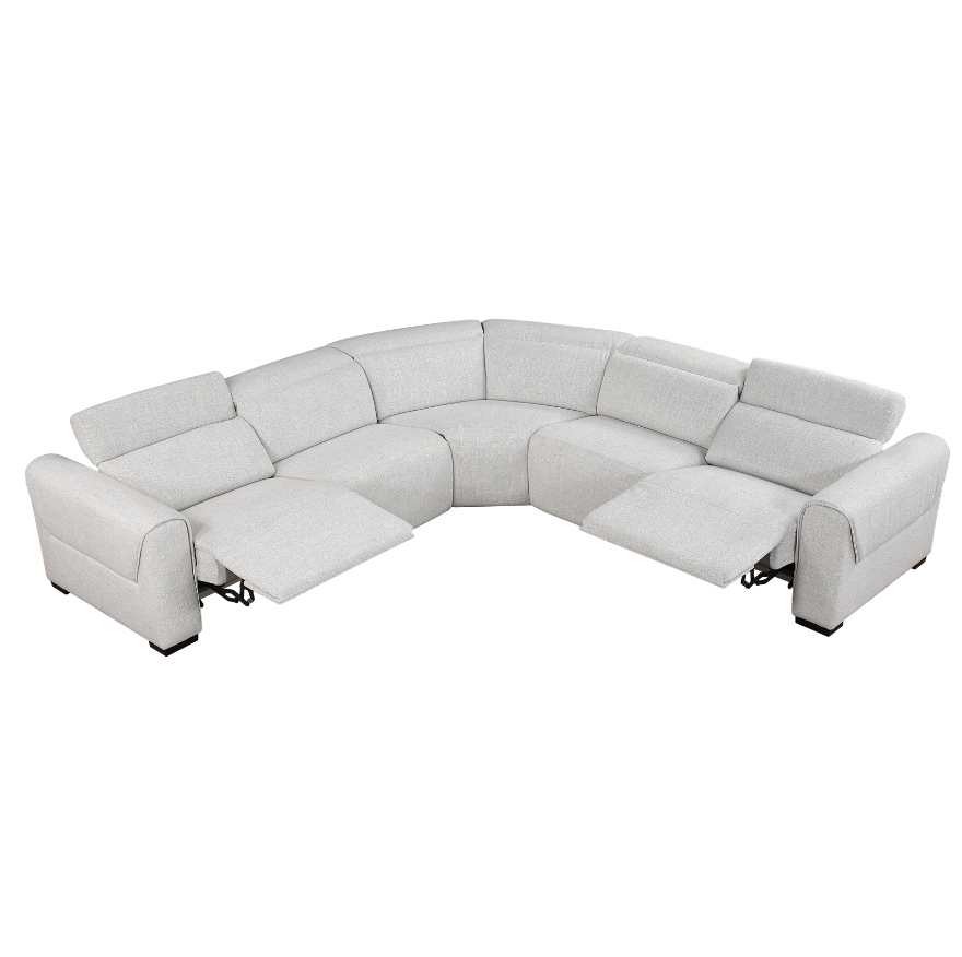 5-Piece Power Reclining Sectional Sofa