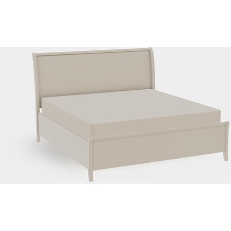 Adrienne King Sleigh Bed with Right Drawerside Storage