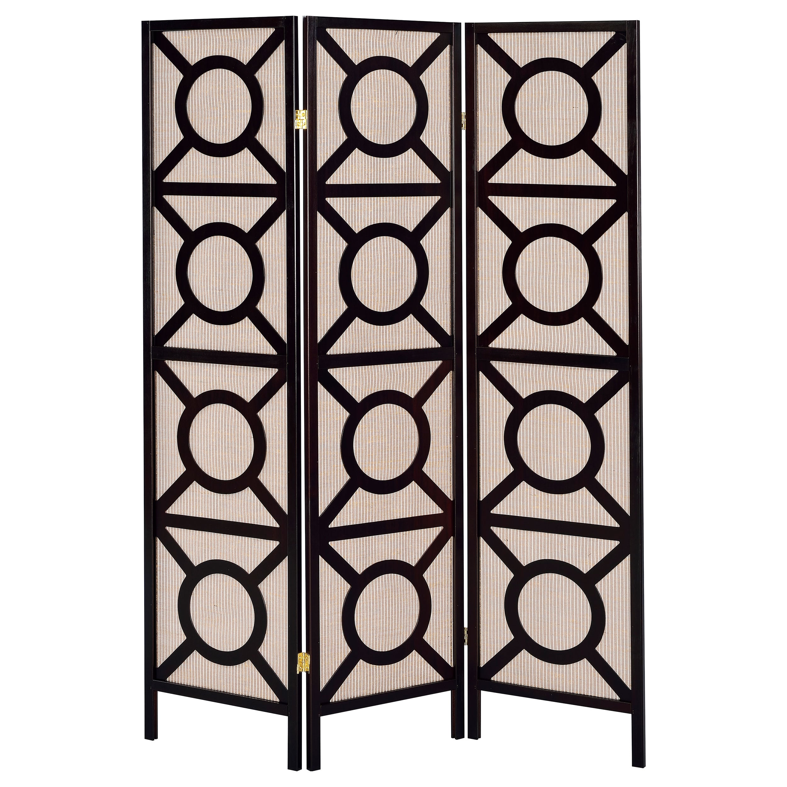 Coaster Vulcan 3 Panel Room Divider Folding Shoji Screen