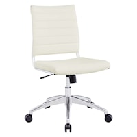 Armless Mid Back Office Chair