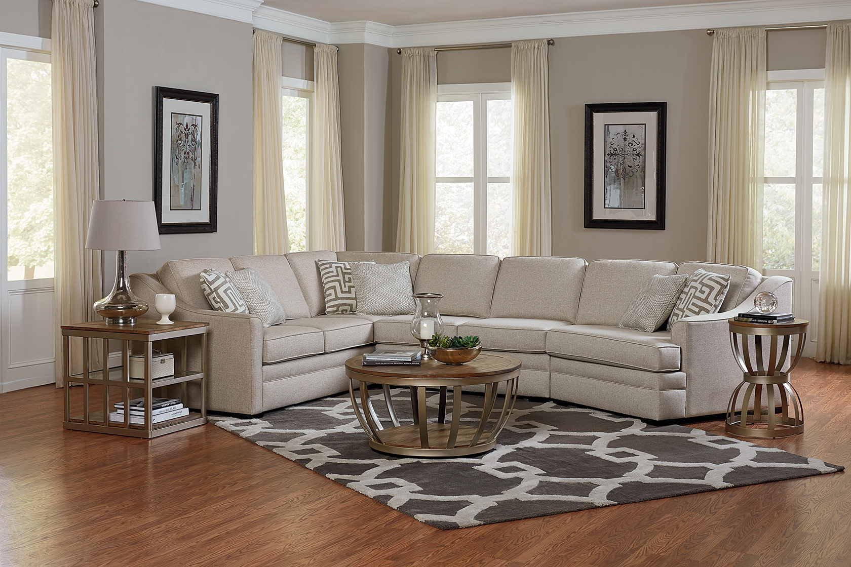3-Piece Sectional Sofa