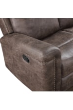 New Classic Quade Transitional Dual Reclining Sofa with Nail-Head Trim