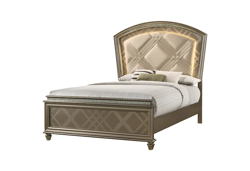 Cristal Queen Bed by Crown Mark at Royal Furniture