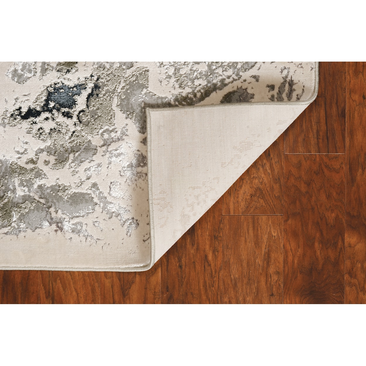 Kas Luna 6'7" x 9'6" Silver Nightscape Rug