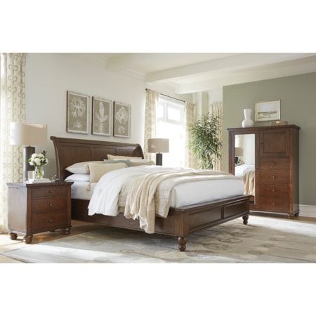 King Sleigh Bed