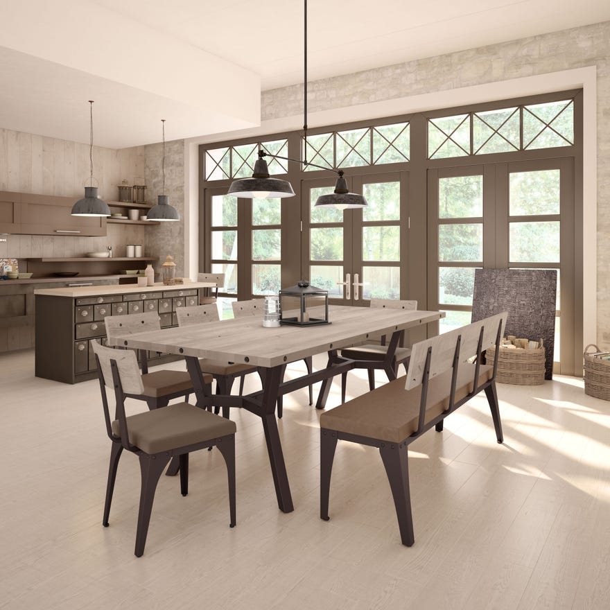 Open Back Dining Side Chair