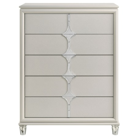 Olivia 5-drawer Bedroom Chest of Drawers