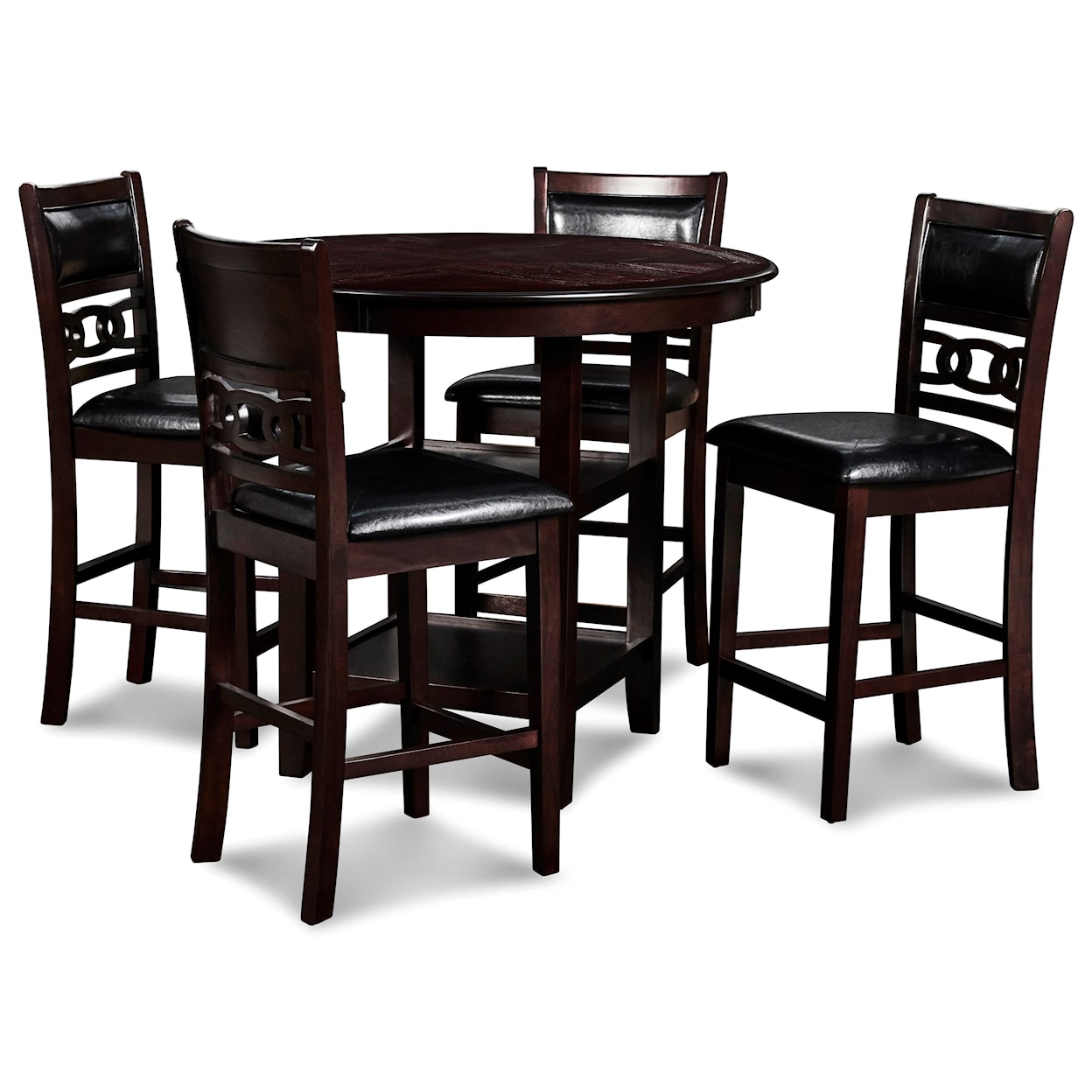 New Classic Furniture Gia Counter Height Dining Table and Chair Set