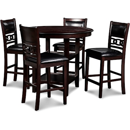 Counter Height Dining Table and Chair Set