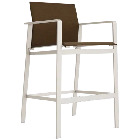 Modern Fixed Sling Barstool