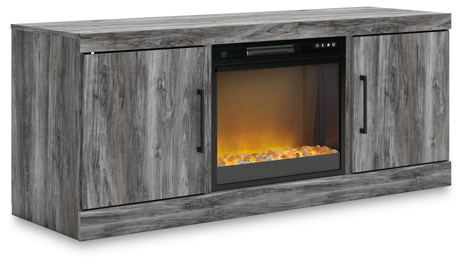 StyleLine AYLA W221W2 64" TV Stand With Electric Fireplace EFO