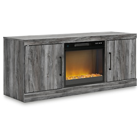 64" TV Stand With Electric Fireplace