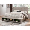 Ashley Furniture Benchcraft Hallanden California King Panel Bed with Storage