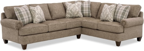 Customizable Two Piece Sectional Sofa
