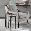 Uttermost Accent Furniture - Occasional Tables Triangular Accent Tables, S/2