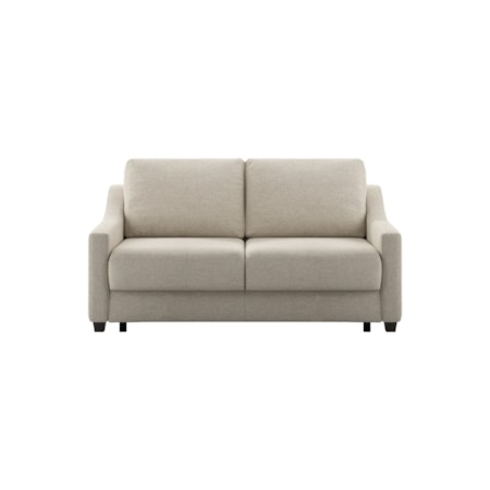Slope-Arm Queen Sleeper Loveseat