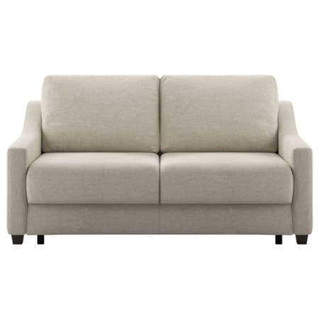 Slope-Arm Queen Sleeper Loveseat