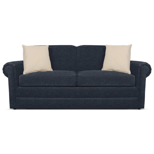 Casual Full Sleeper Loveseat with Innerspring Mattress