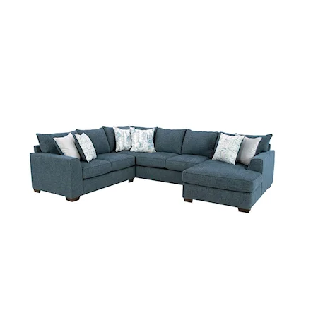 Contemporary Sectional Sofa with Chaise