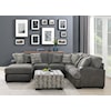 Emerald Berlin 4-Piece Sectional with LSF Chaise