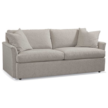 Two-Cushion Sofa w/Modern Flare Arms