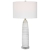 Uttermost Levadia Levadia Matte White Table Lamp