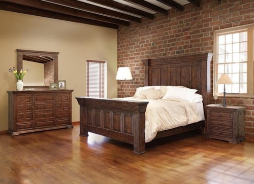 Rustic 4-Piece King Bedroom Set