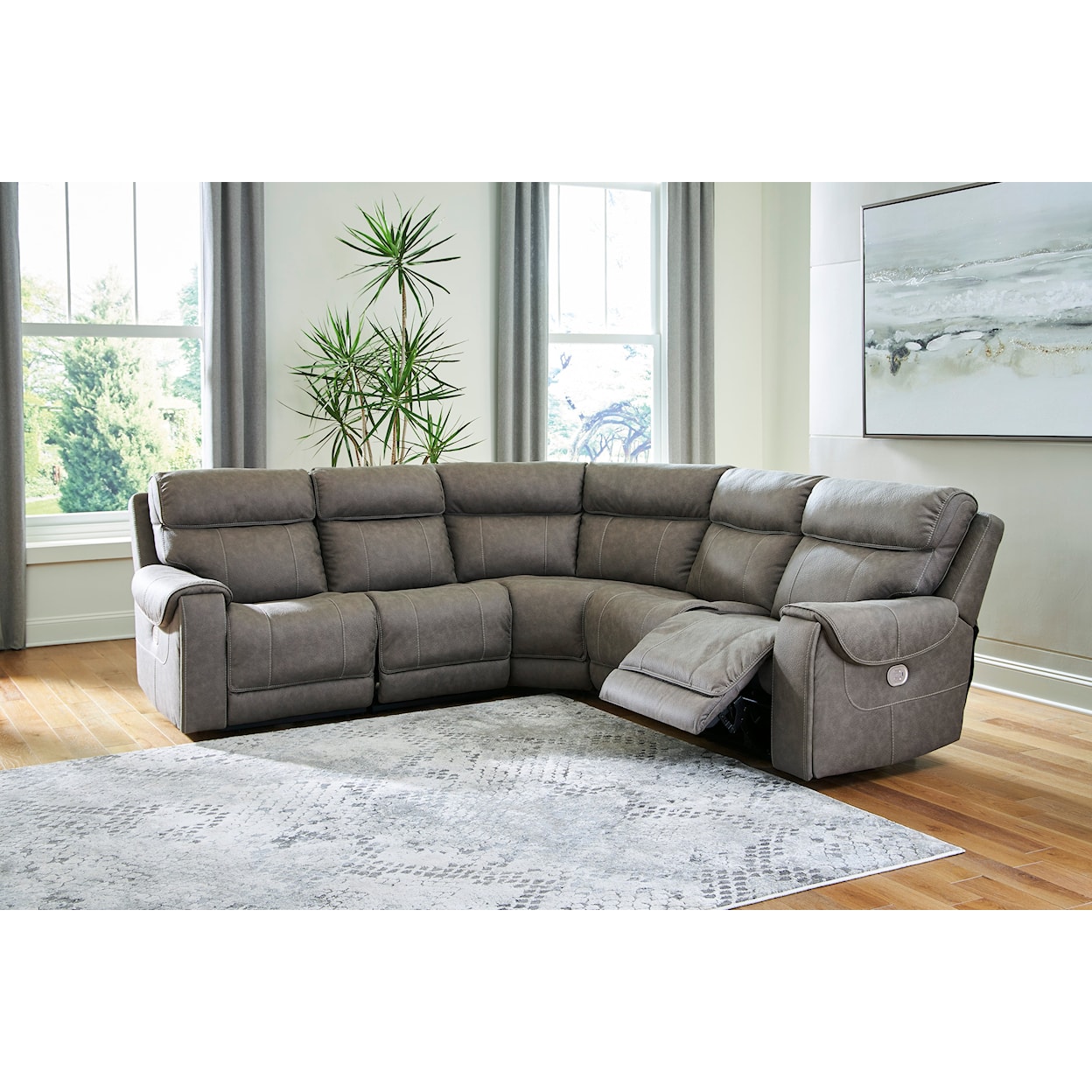 Michael Alan Select Starbot 5-Piece Power Reclining Sectional