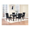 Global Furniture D8685DT+D8685DC 5pc Dining Table Set with 4 Dining Chairs
