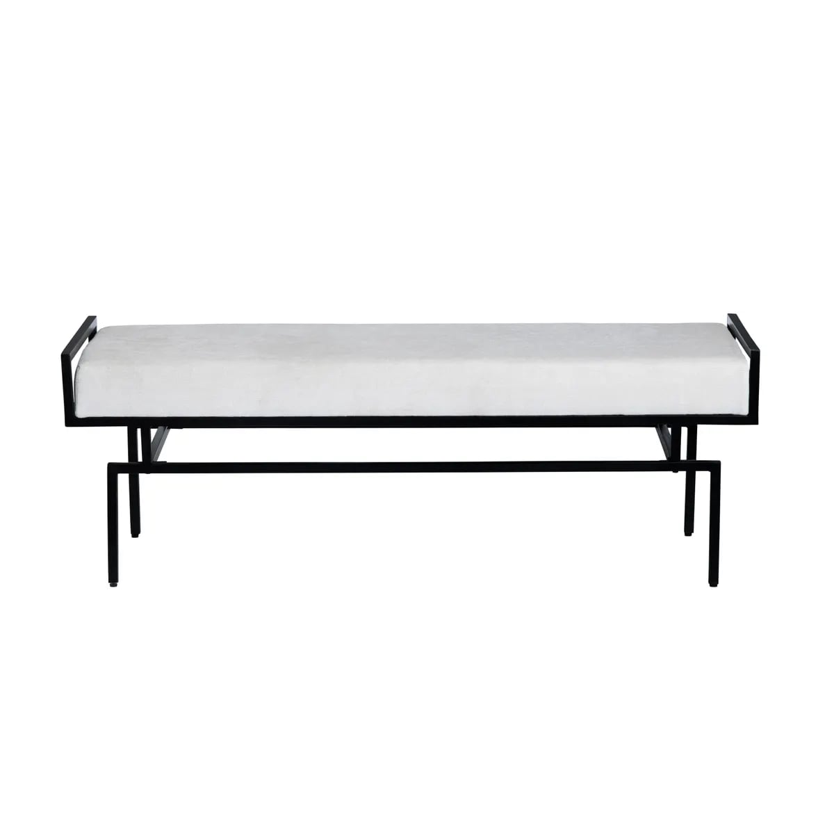 Crestview Collection Zara Iron Bench