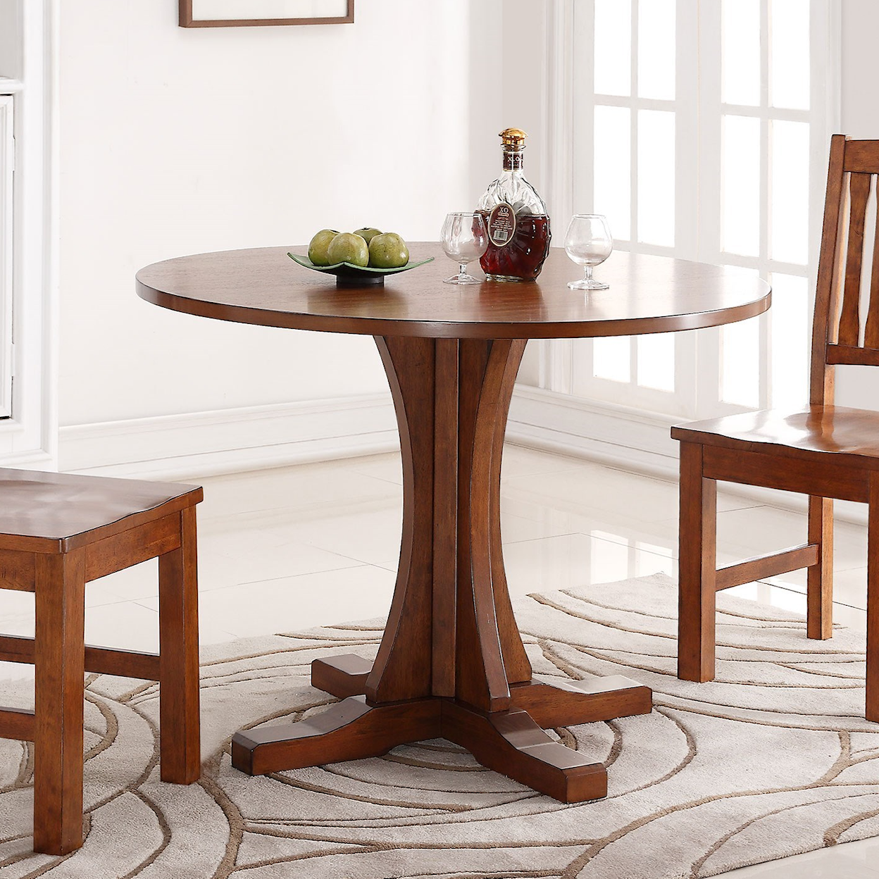 Winners Only Colorado Round Pedestal Table