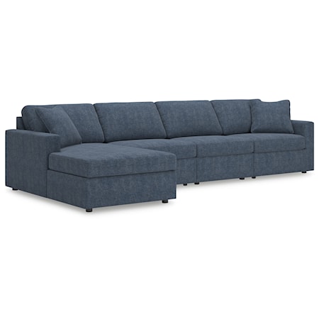 4-Piece Sectional With Chaise