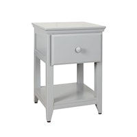 Youth 1 Drawer Nightstand in Grey