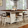 Furniture of America Sabrina Counter Height Dining Table