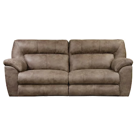 Casual Contemporary Power Reclining Loveseat with USB Ports