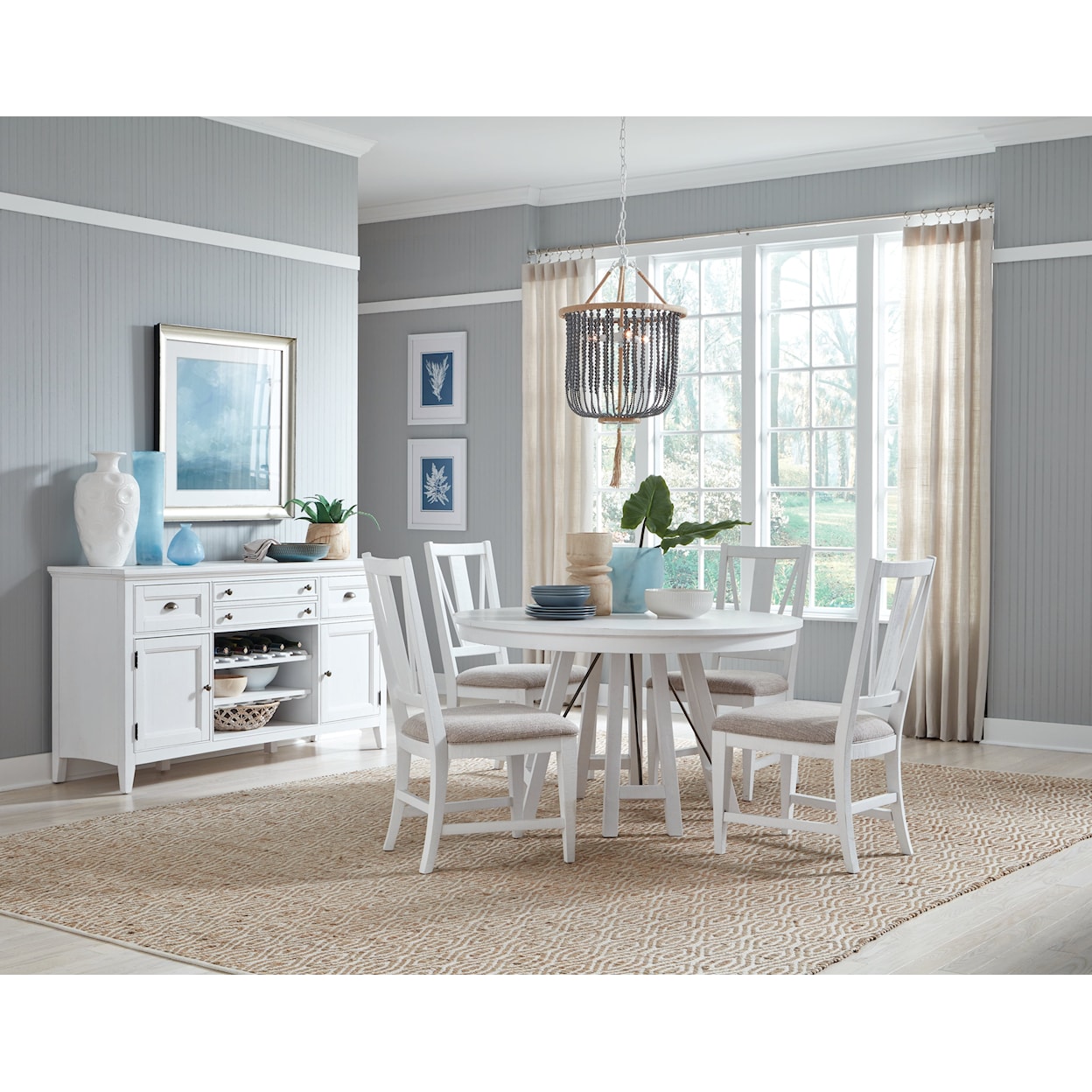 Magnussen Home Heron Cove Dining 5-Piece Dining Set