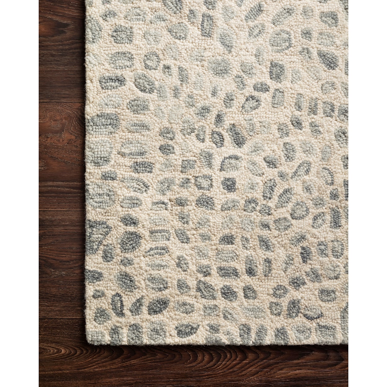 Loloi Rugs Masai 2'6" x 7'6" Silver Grey / Ivory Rug